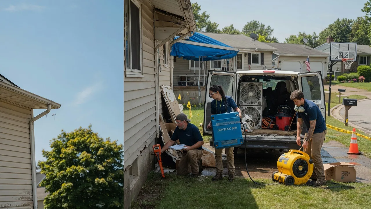 Ceiling Leak Cleanup in Lockport, NY near me